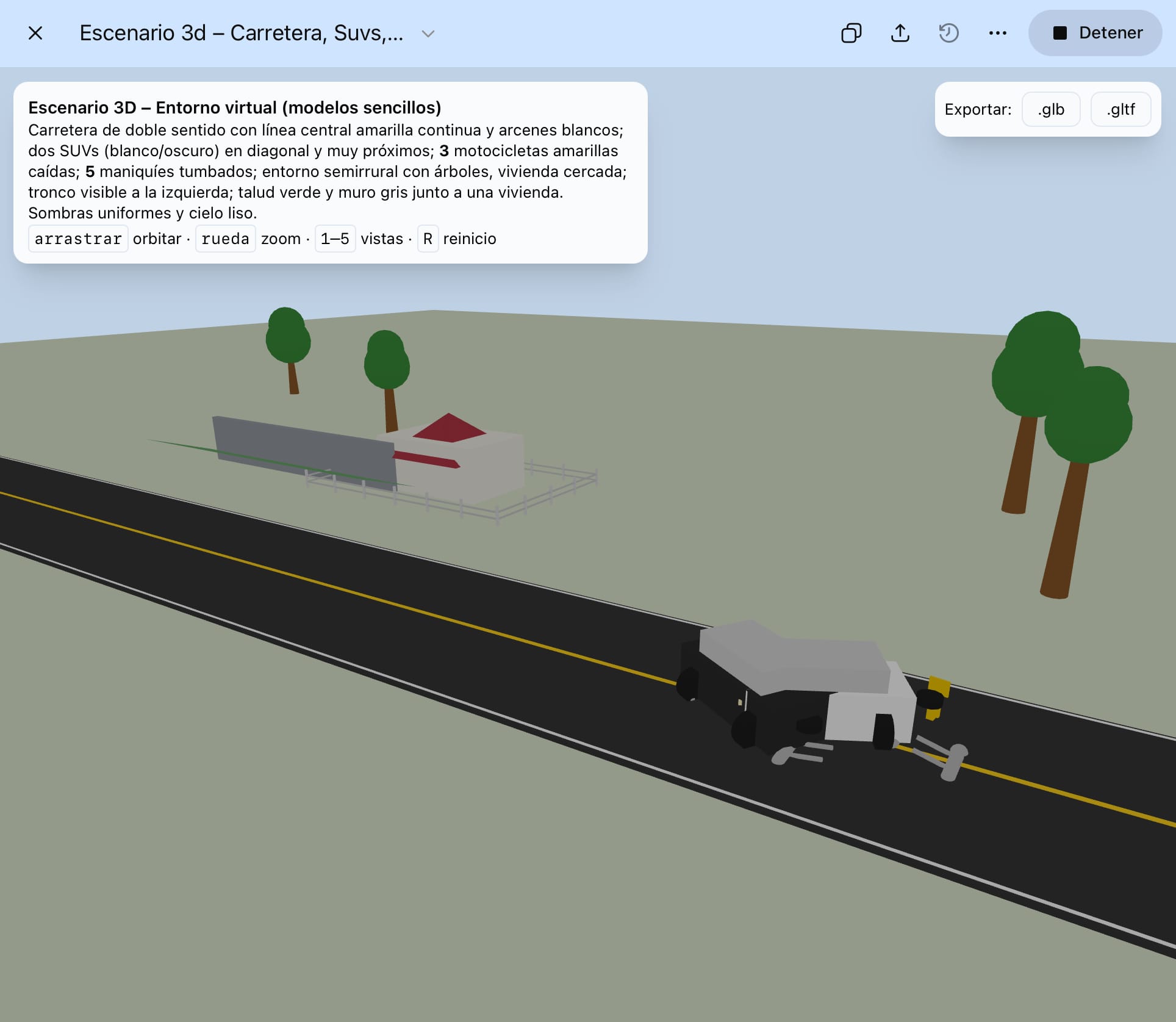 Cómo crear escenarios 3D para simulacros en ChatGPT